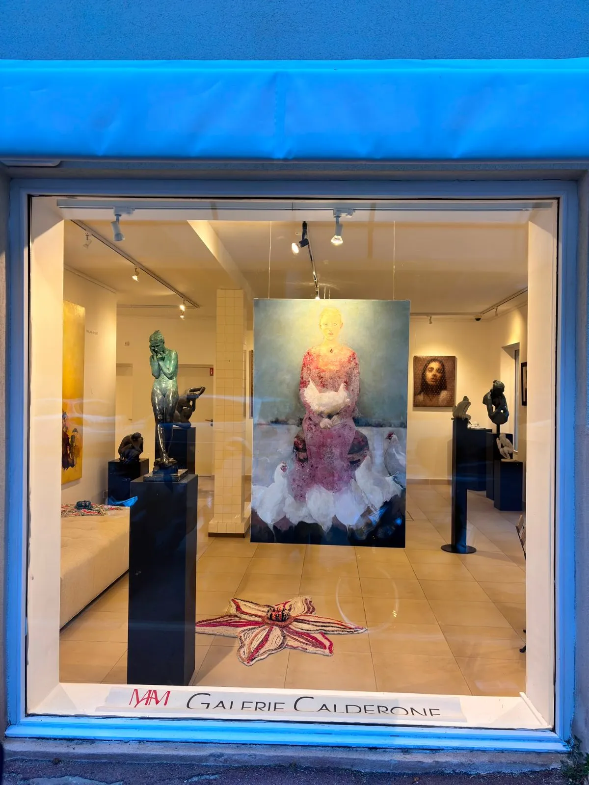 Accrochage d'été, Saint-Tropez, Galerie Calderone