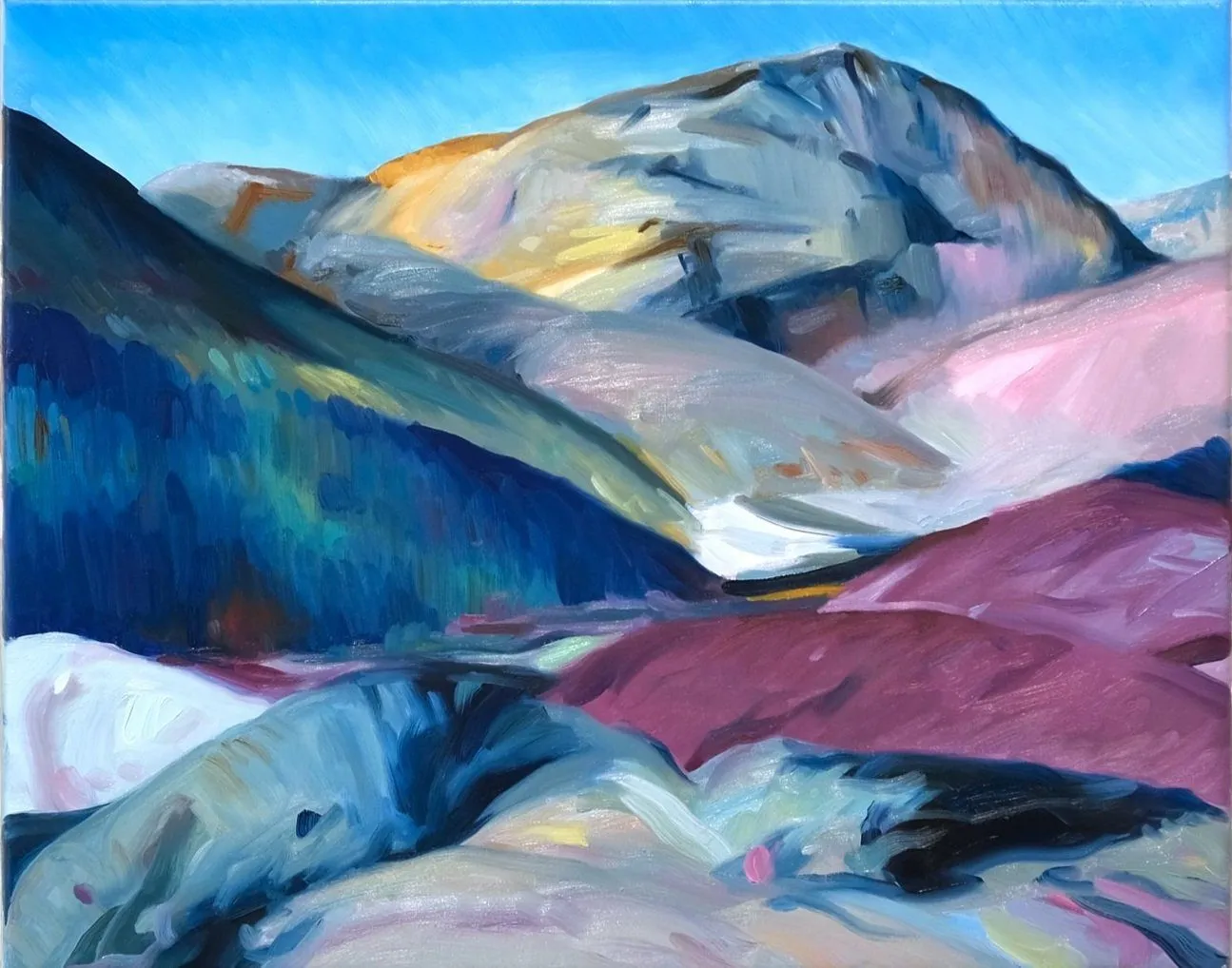 Sense Títol 5, huile sur toile de Gerard Castellvi Gasco, 2024, 40 × 50 cm, Galerie Calderone