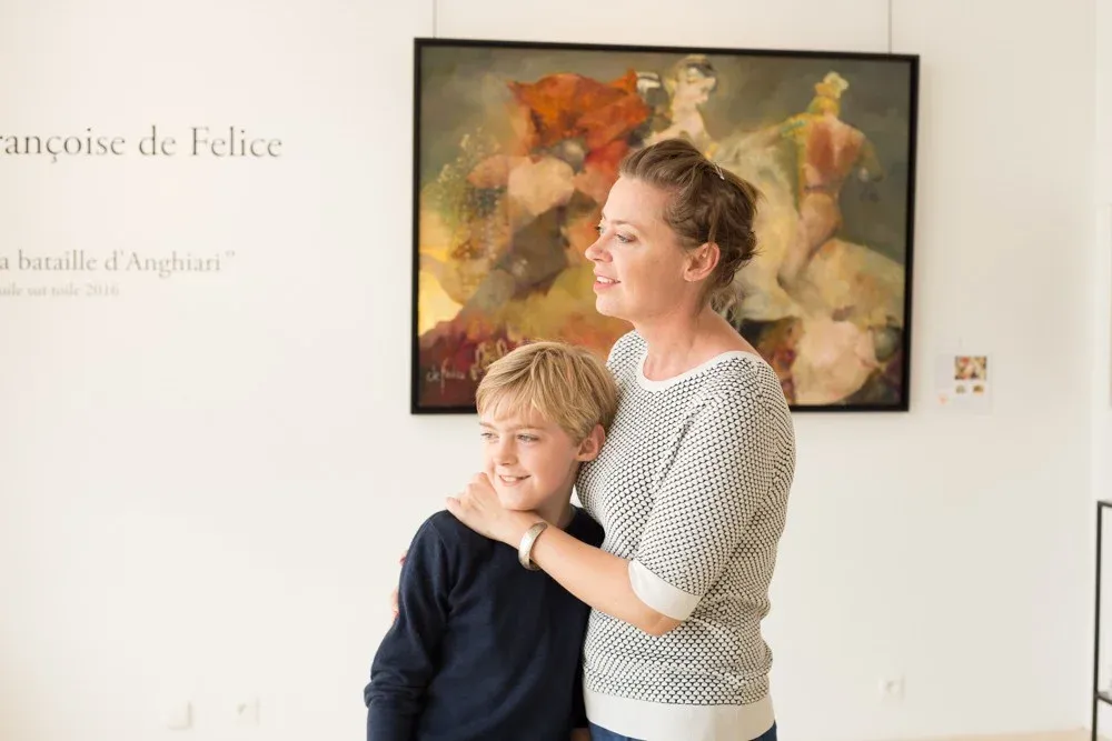 Françoise de Felice exhibition, Dinard, July 2016