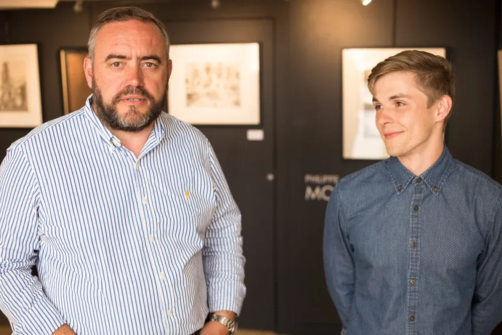 Philippe Mohlitz exhibition, Dinard, August 2015