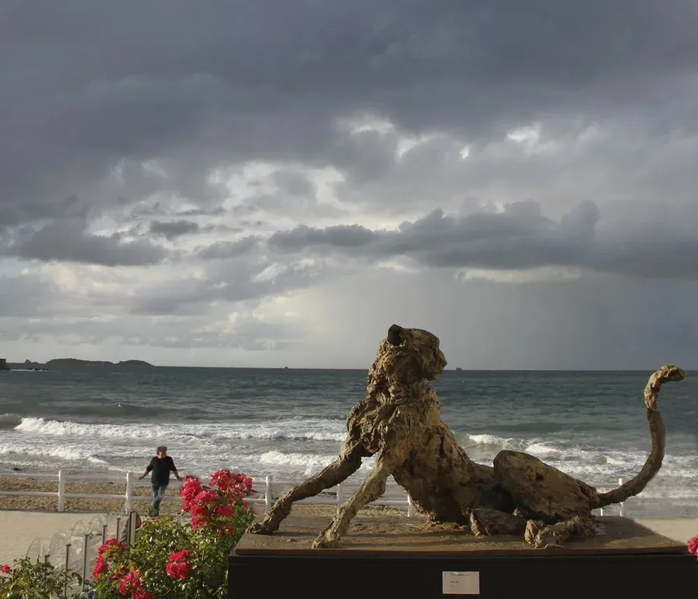 Patrick Villas exhibition, Dinard, July 2015